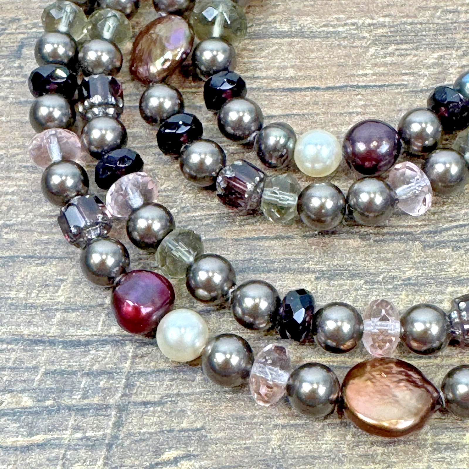 Coldwater Creek Multi-Strand Beaded Necklace