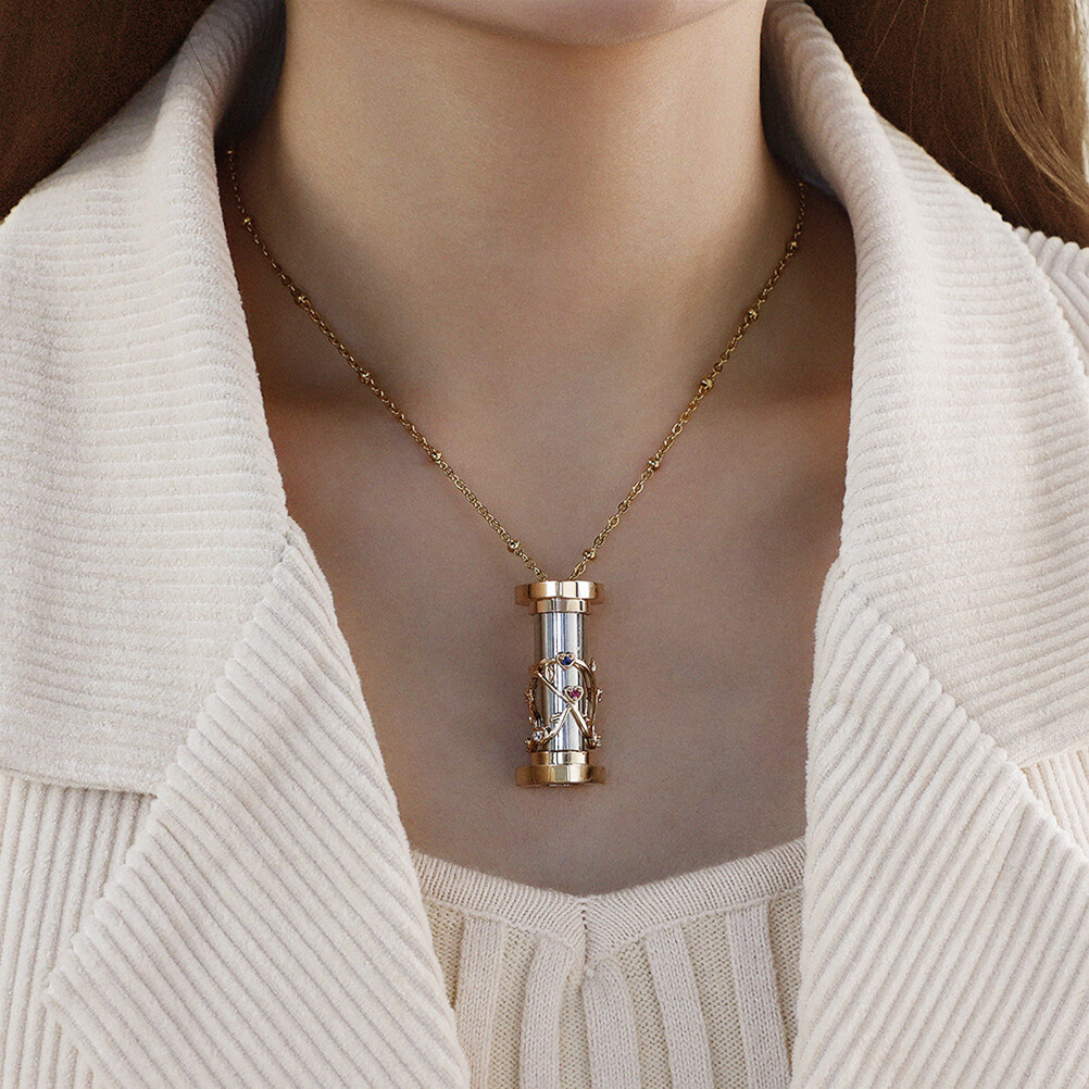 Hot Women’s Mini Kaleidoscope Necklace Kaleidoscope Child Adult Pendant Gift
