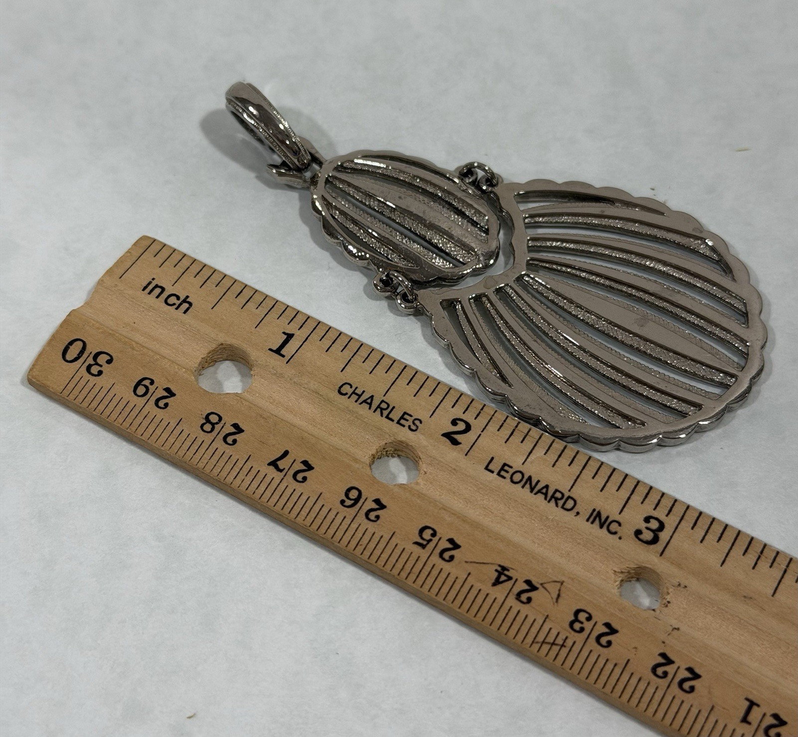 Vintage Silver Tone Pendant Lot of 3 Individual Medium Size Boho Chic Style
