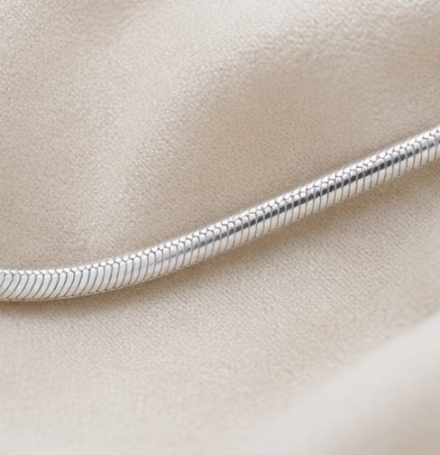 925 Sterling Silver Snake Chain Necklace 18″ 1.5mm Italian Style Gift