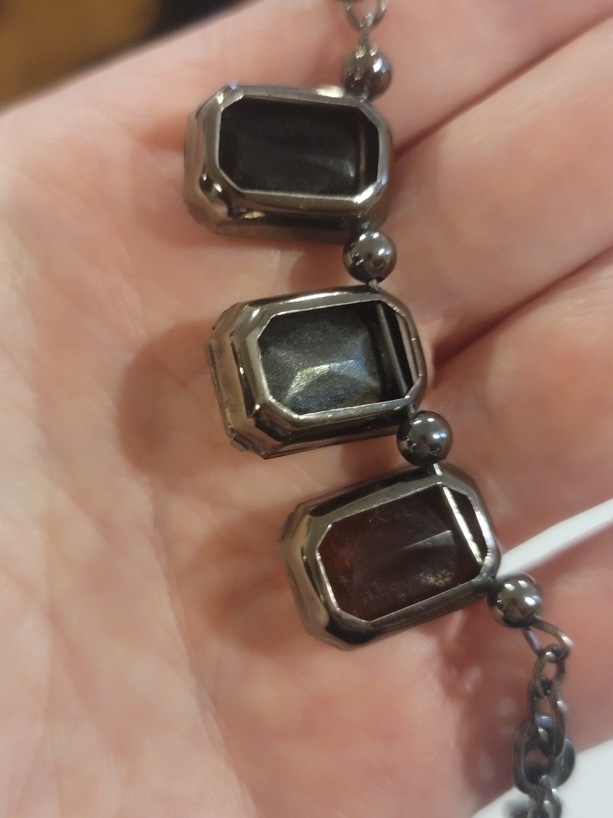 Women’s lot of necklaces and earrings. Purple, black col Fashion Costume Jewelry