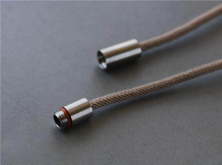 Titanium Paracord Necklace Rope Cord Chain Anti Allergy DIY 23.6 in/60cm Length