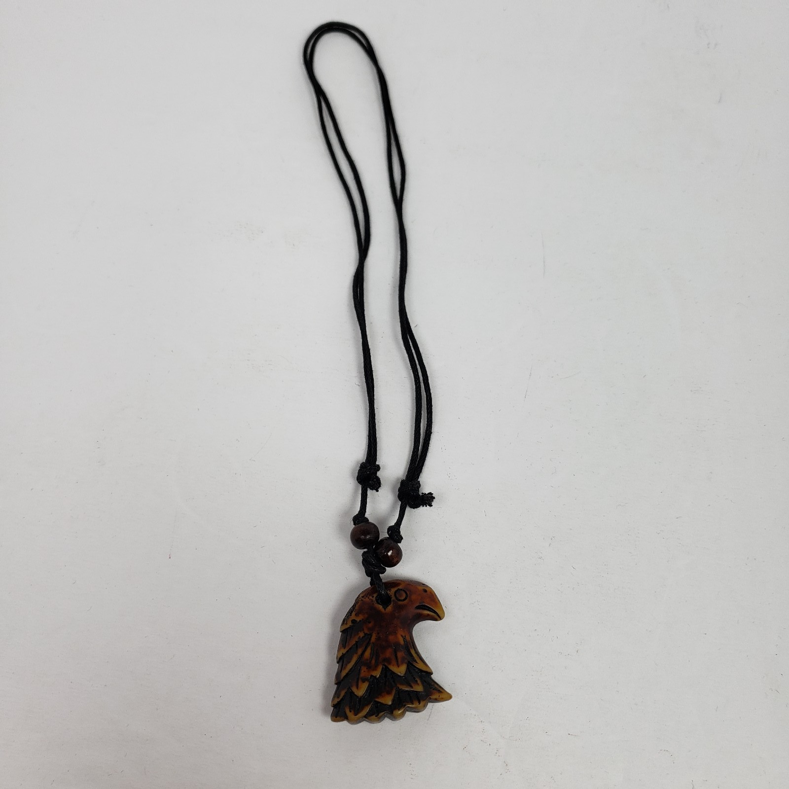 Vintage Adult Fashion Brown Eagle Tribal Adjustable Pendant Necklace 025