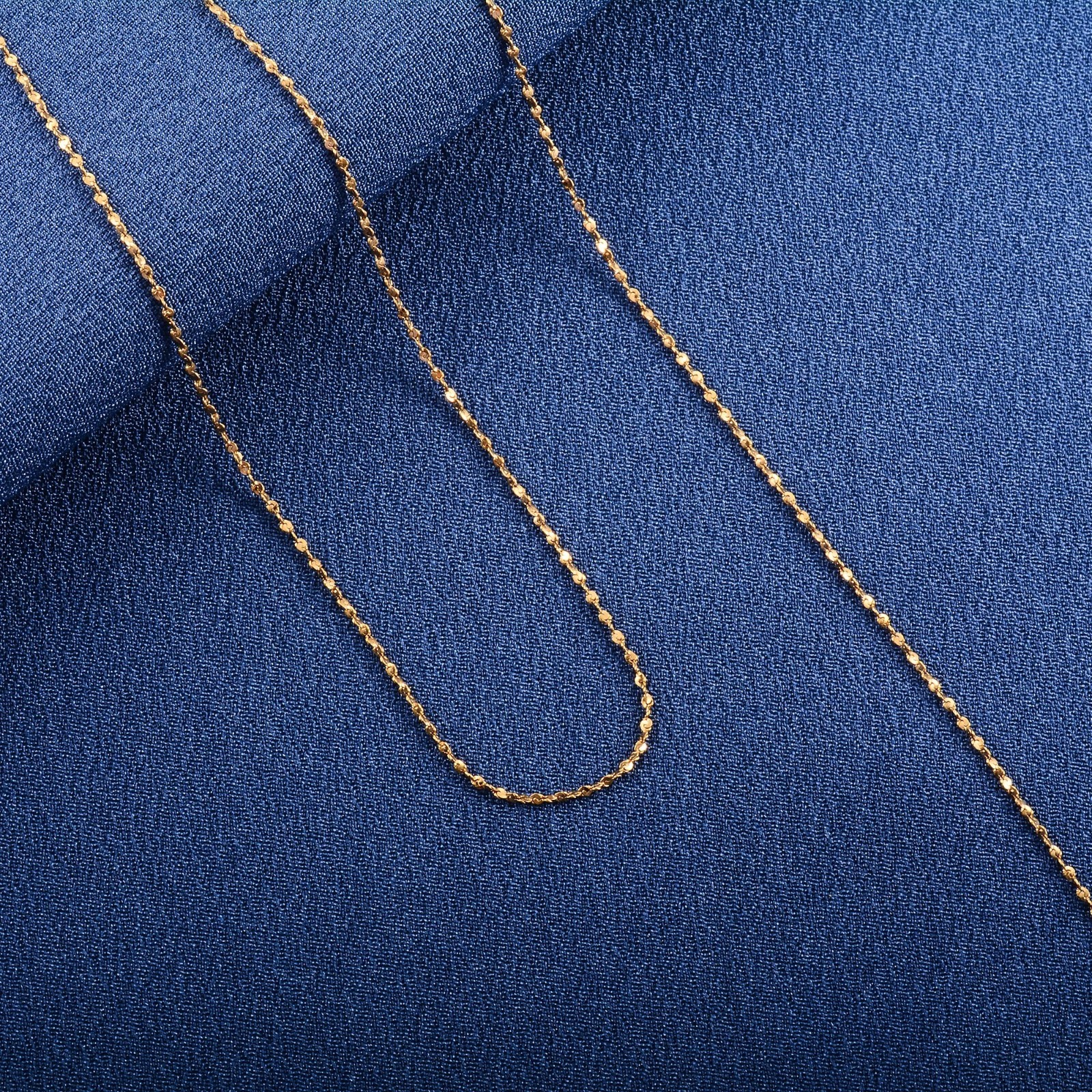 Necklace Chain Choker Dainty Glitter Steel Women, 14/30 inches 1.2/1.5/1.8mm
