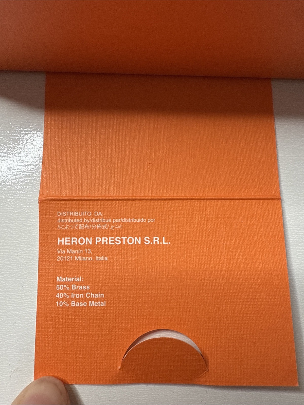 Heron Preston Multi Chain Necklace NIB Made In Italy One Size Brass Iron Choker
