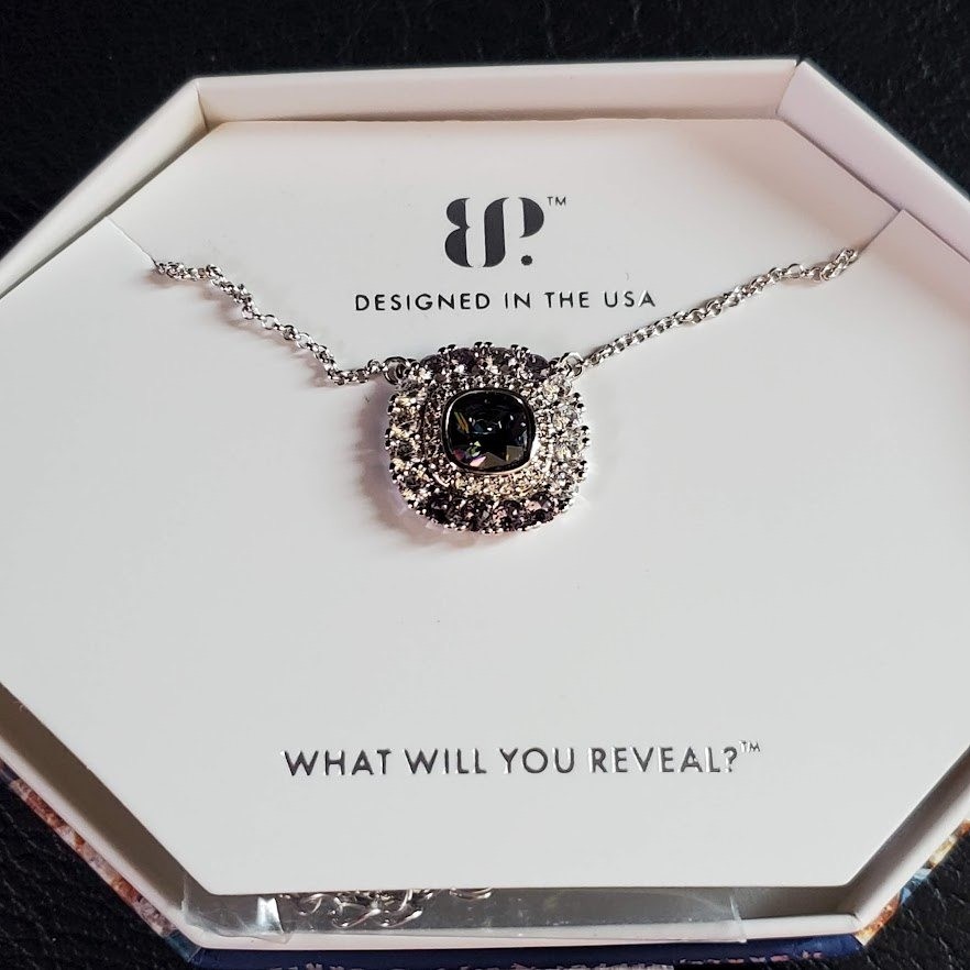 Bomb Party What A Stunner Necklace June 2025 Lab Alexandrite Rhodium Plated