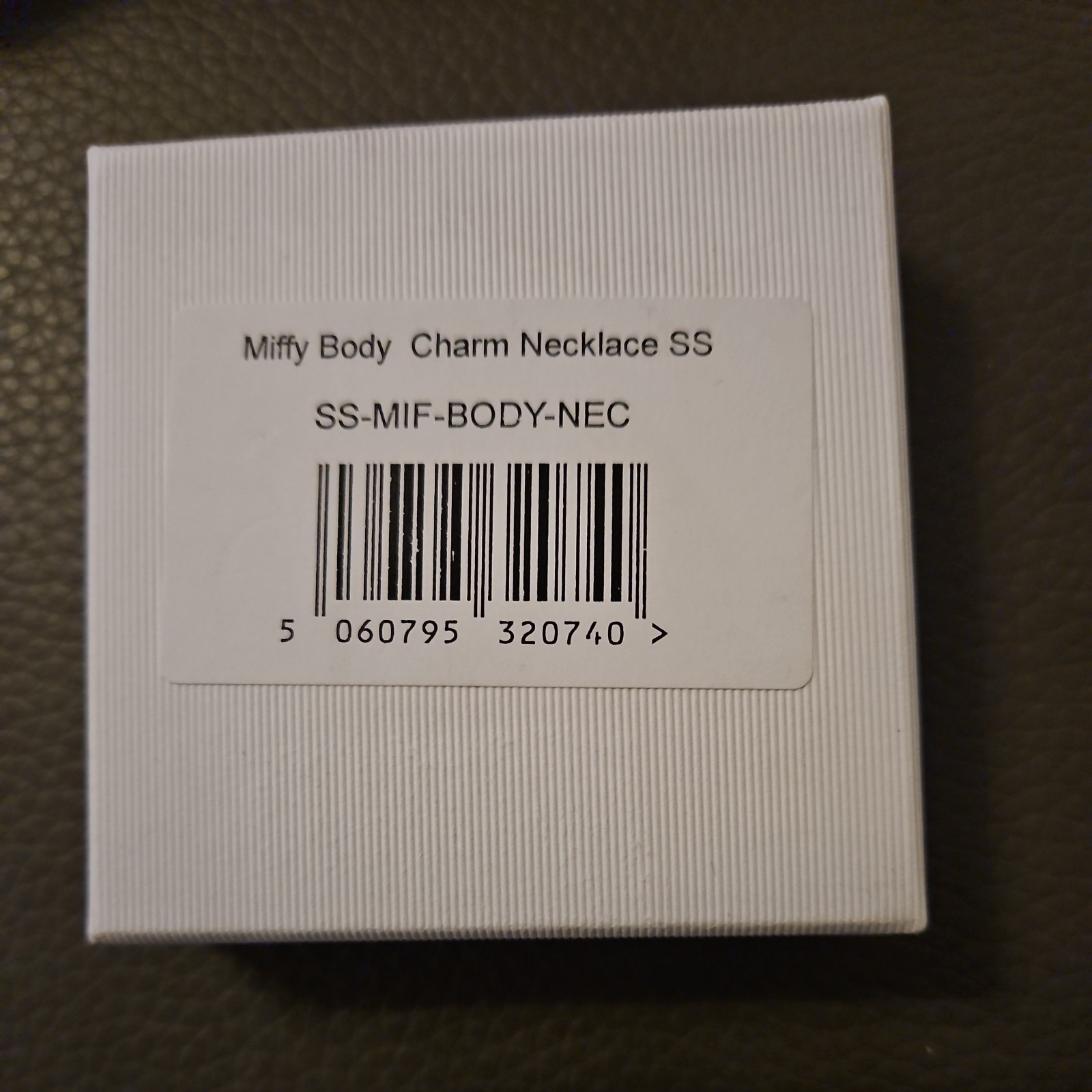 Official Miffy Medium Head Necklace Sterling Silver Handmade in the UK