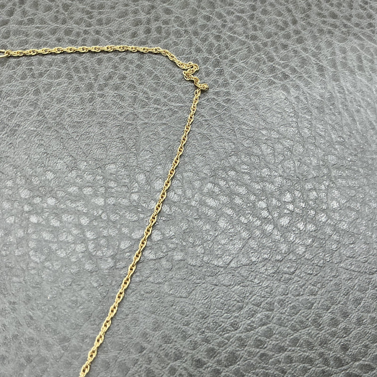 Avon Necklace Gold Tone Teddy Bear Pendant Crystal Accent 18 In Womens Fashion