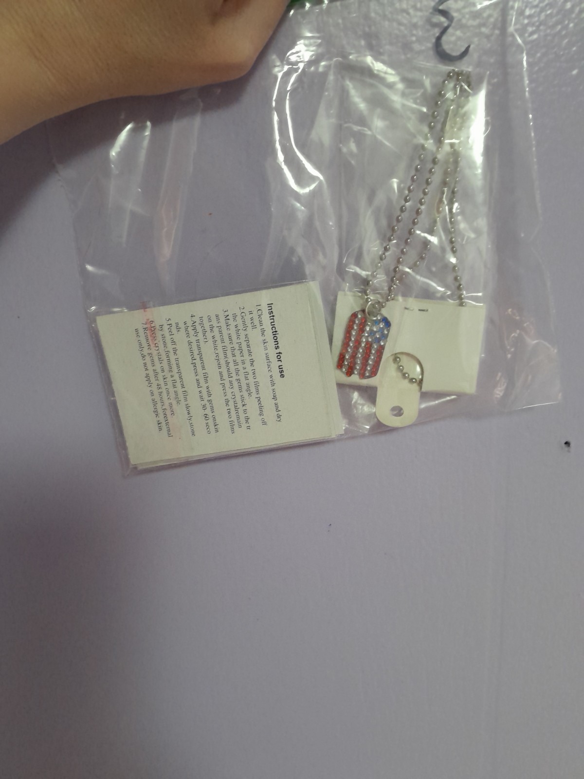 4th Of July Bag Has A Necklace, Tattoos
