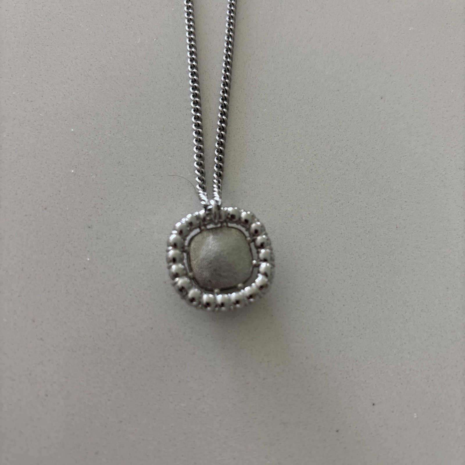 CHANEL Pendant CC Logo with Rhinestone Necklace – Excellent preowned.