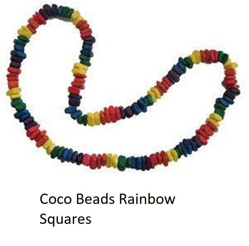 18 Inch Gay Pride Surfer Necklace Choker Rainbow Coco Beads Puka Shells LGBTQ