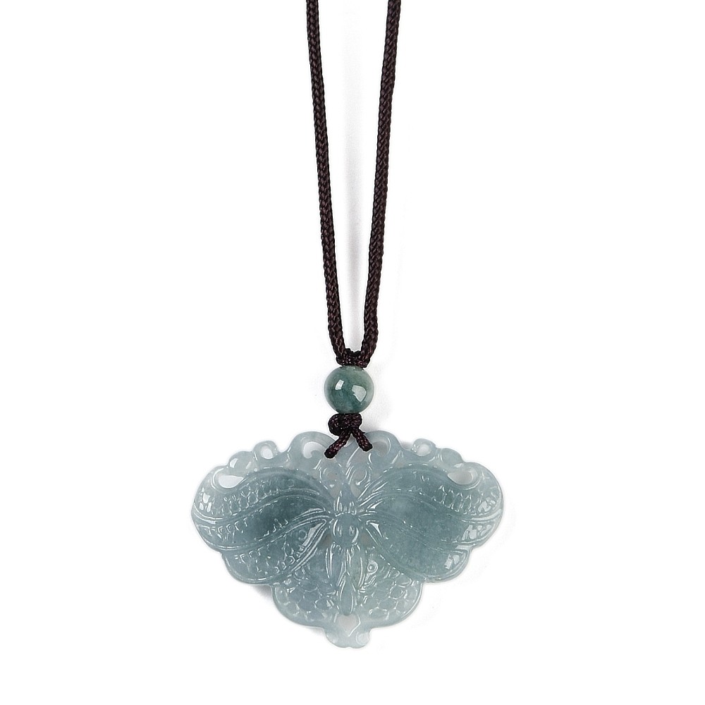 Pendant Necklace Nylon Cord Butterfly Adjustable Slider 27.68 in N120