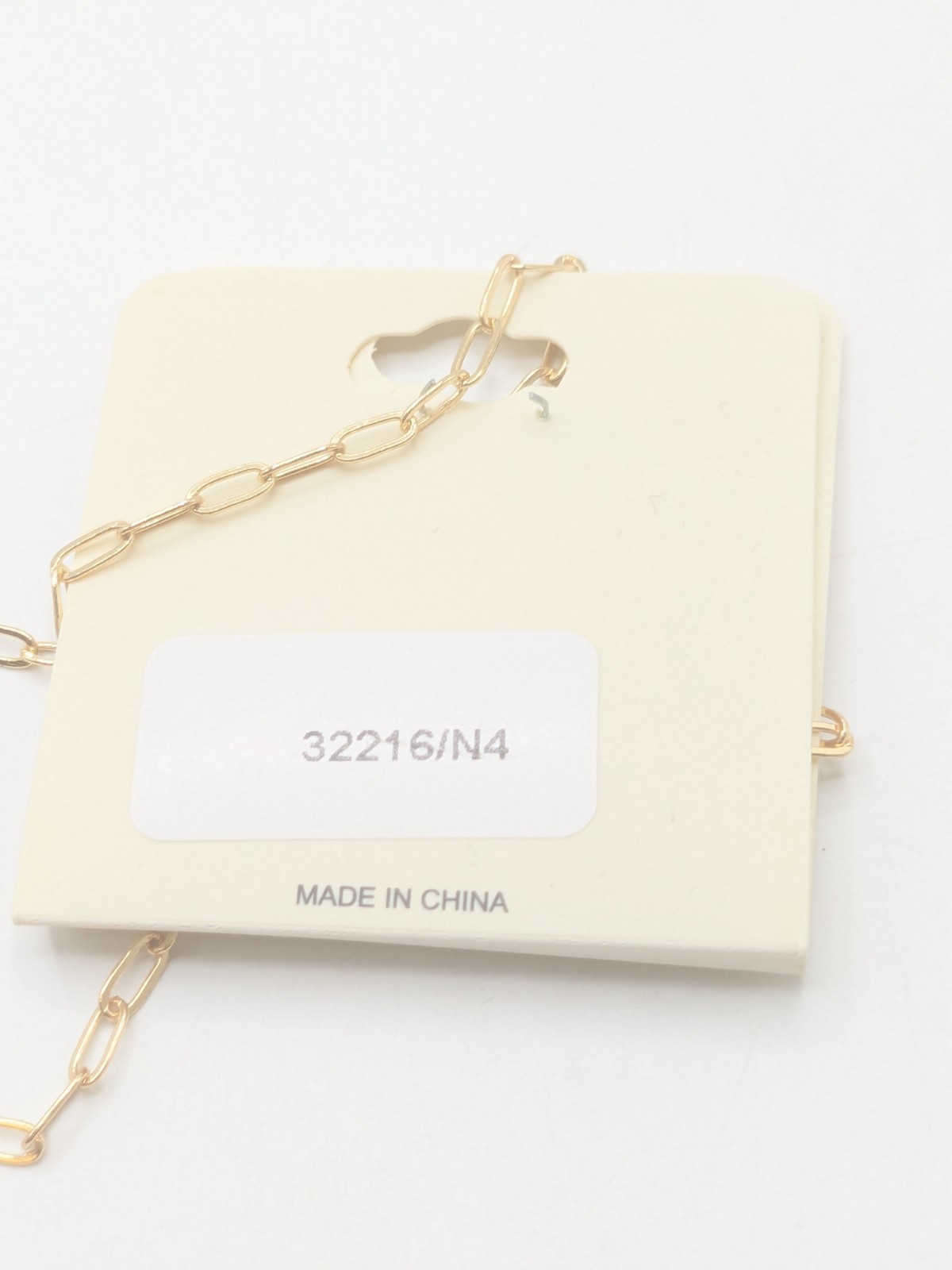 And Lovely Gold Tone Chain with Rose Quartz Pendant Necklace NWT