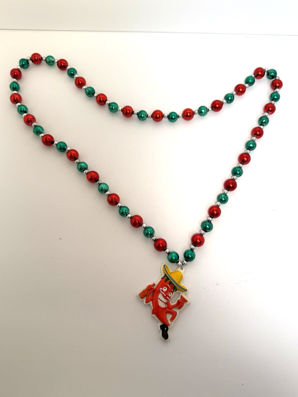Variety of Vintage Mardi Gras Beads Necklace’s Italian Flag Pirate Jester Joker