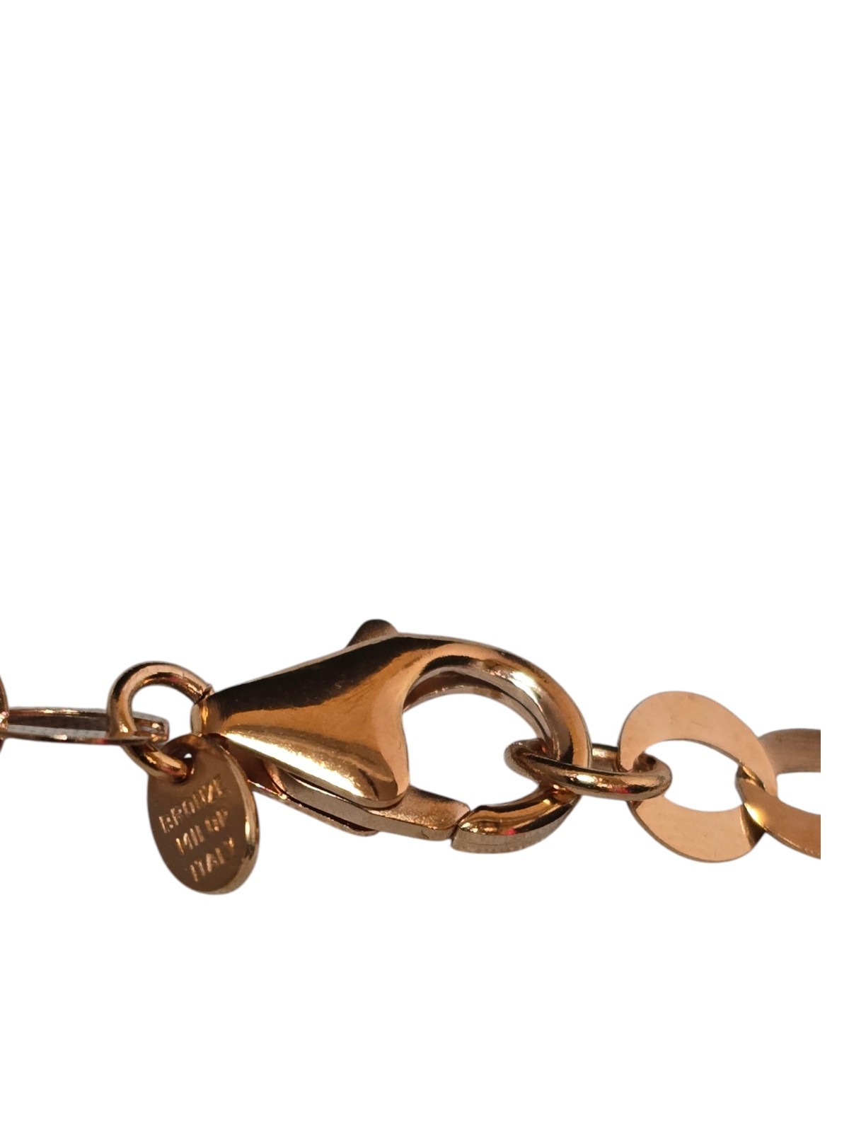 Bronze Milor Italy Women’s Dainty Bronze 20″ Chain Link Necklace NWOT
