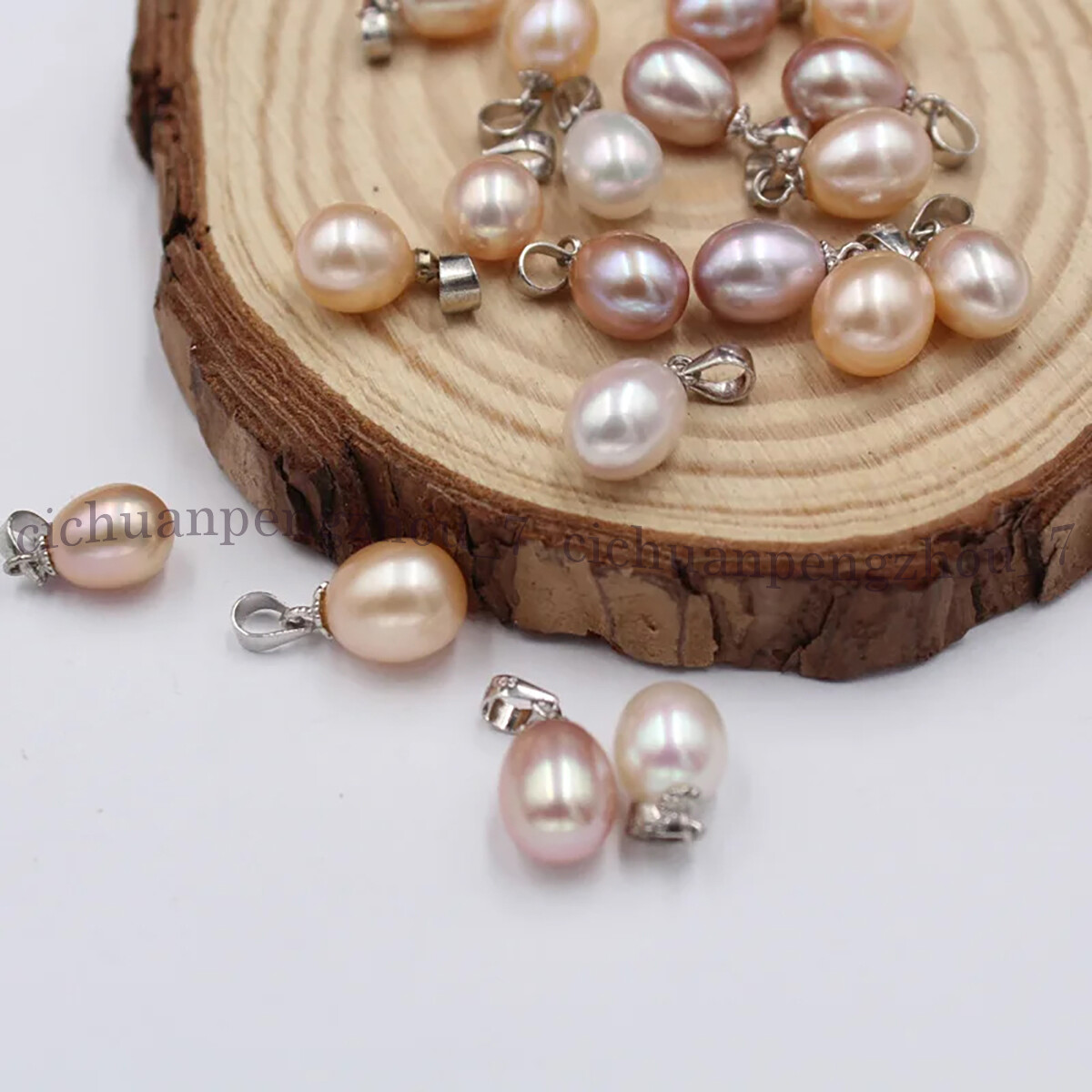Wholesale Natural Multicolor Freshwater Drop Pearl Pendant for Jewelry Making