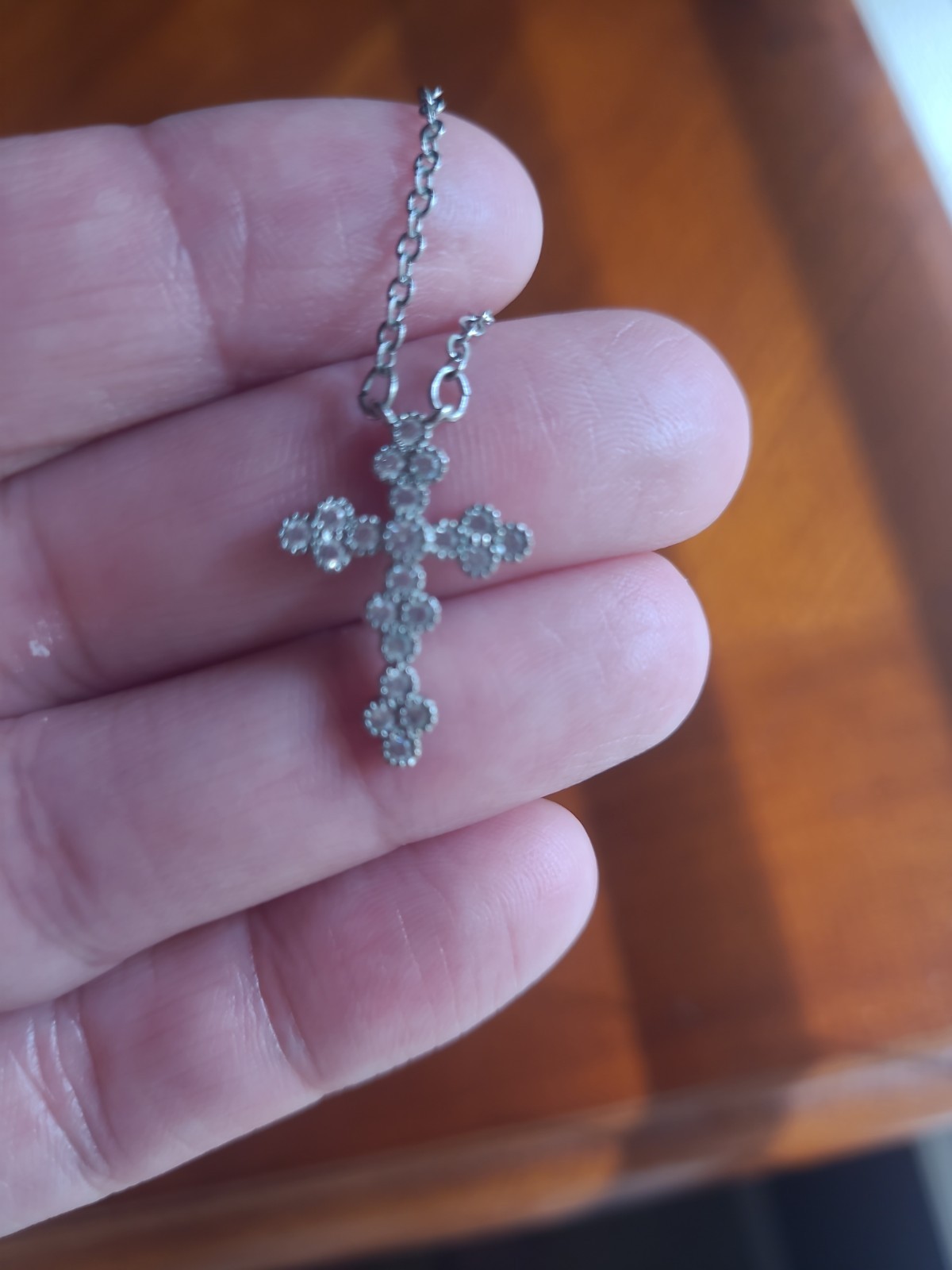 Silver Cross Necklace