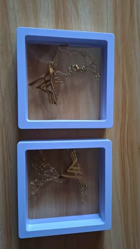 VH Charm Eddie Gold Plated Stainless Steel Pendant Van Halen Necklace Rock Gift
