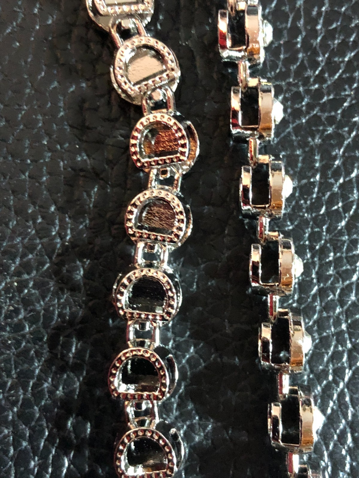 Silver Crystal Rhinestone Tennis Chain Necklace Iced Out Bling Unisex 20″ 8210