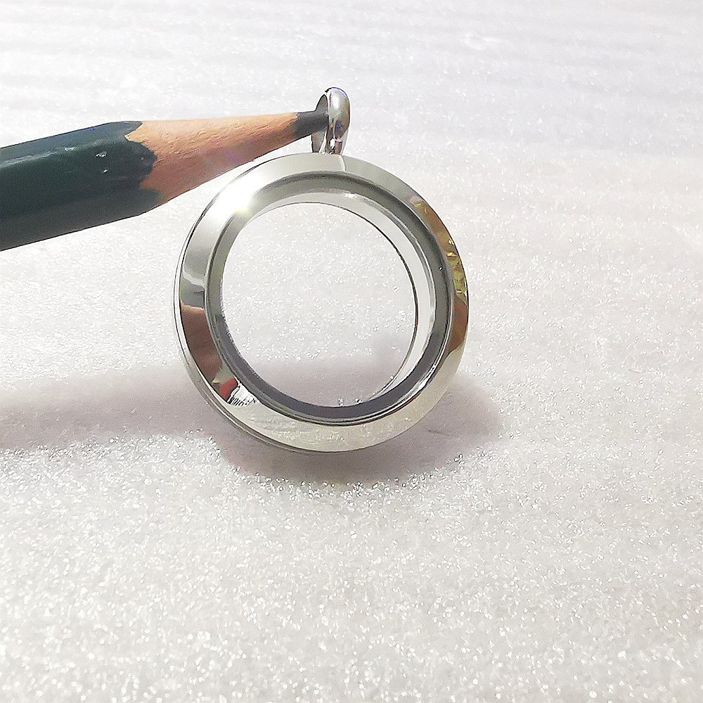 NEW FLOATING CHARMS LOCKET LIVING MEMORY PENDANT S.STEEL PERSONALISED
