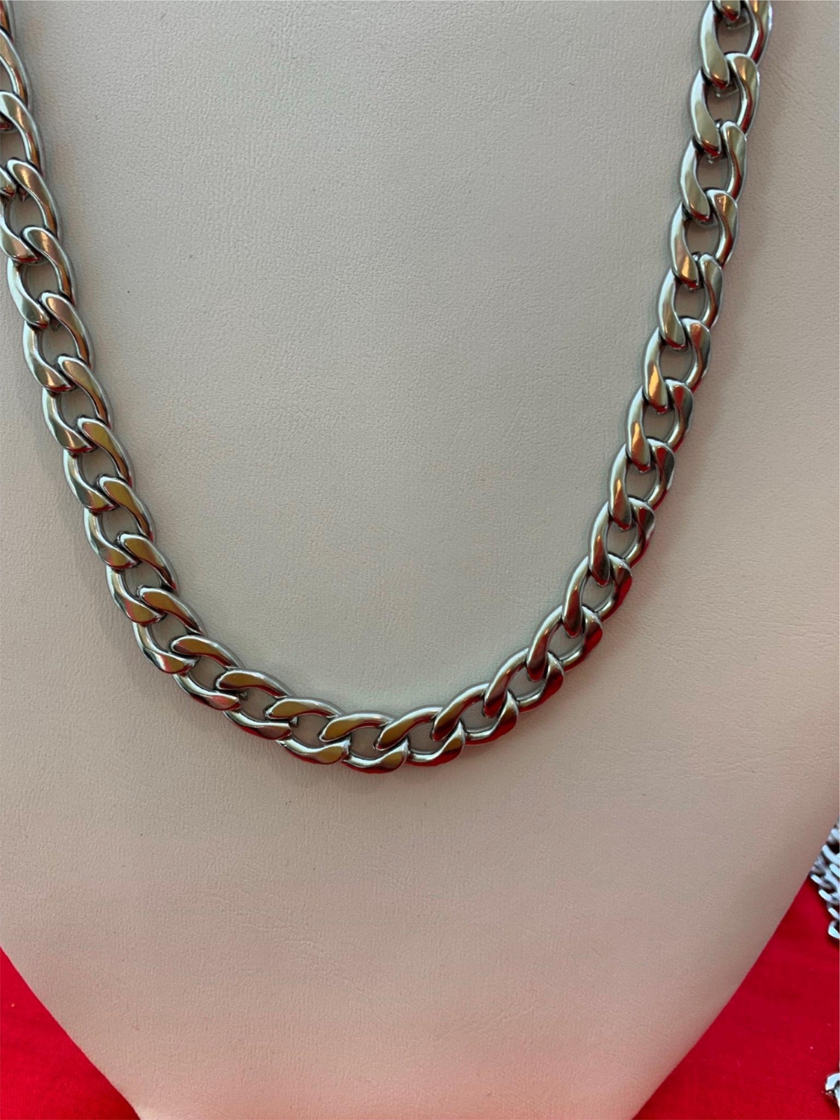 STAINLESS STEEL CUBAN CURB 16″-84″ SILVER CHAIN MEN NECKLACE 3/4/5/7/9/10/12 MM