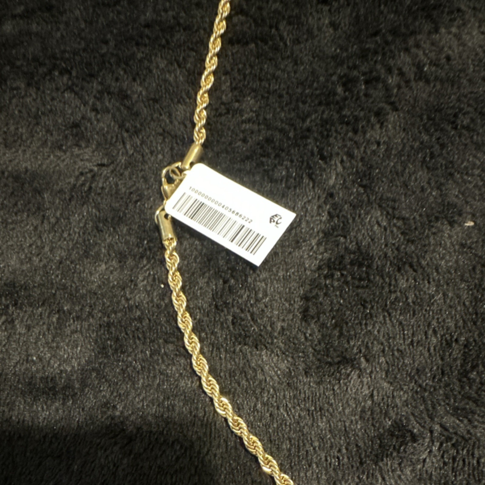 STEELTIME Gold Necklace Rope Chain Fashion Jewelry Signed No Stone Undated Era