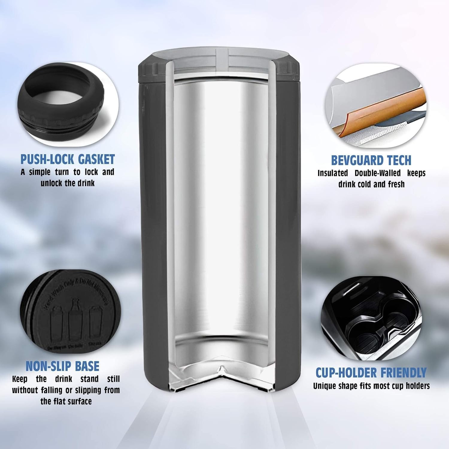 Practical Stainless Steel Cooler Tumbler – 12oz Gift from Daughter or Son