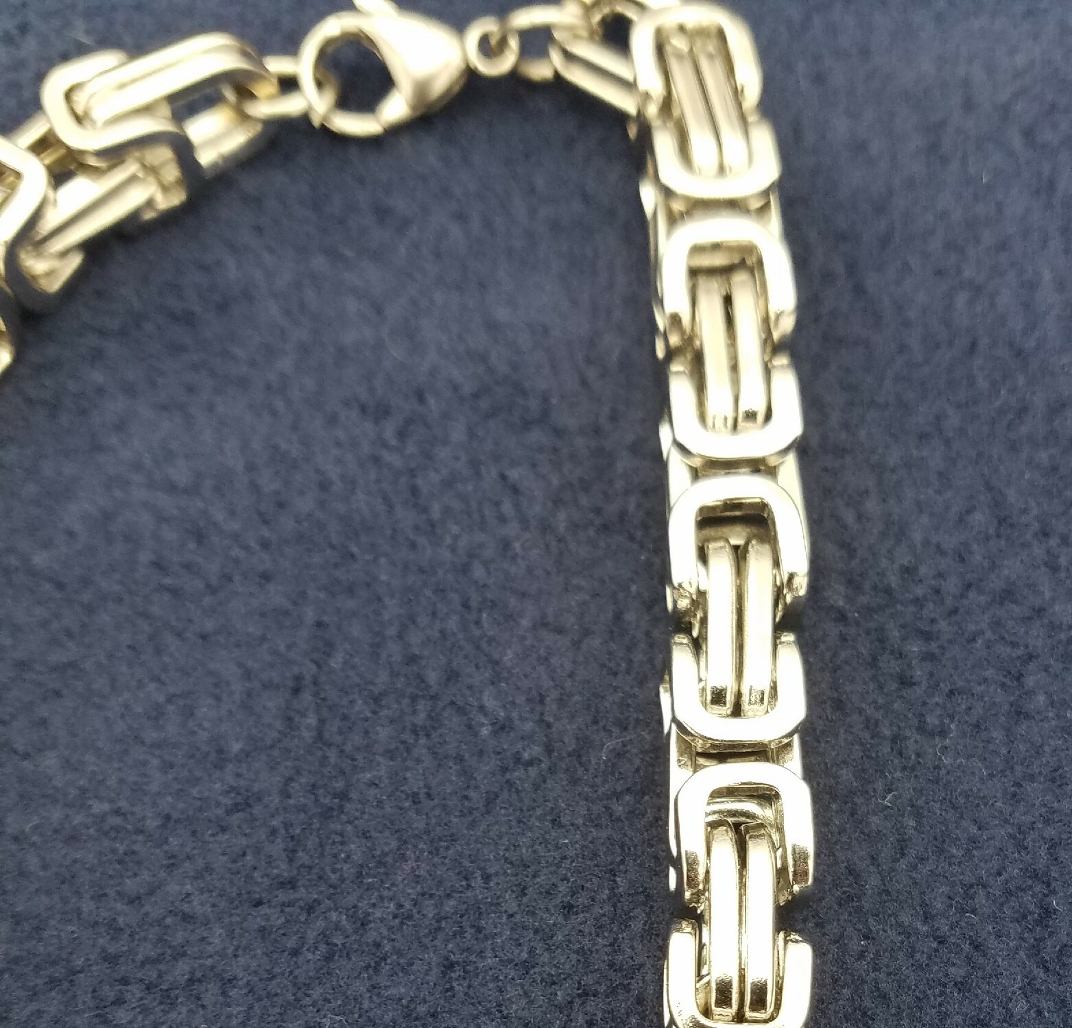 7″–50″ STAINLESS STEEL SILVER 8MM BYZANTINE TURKISH BOX ROPE CHAIN NECKLACE