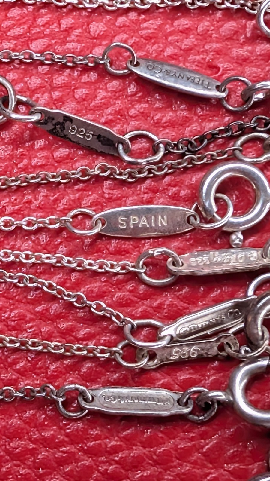 20-24 Designer Stamp .925 Silver Broken Chains