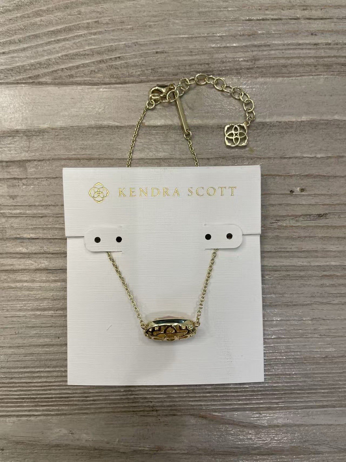 Kendra Scott Elisa Gold Pendant Necklace In Rose Quartz 15”-17”