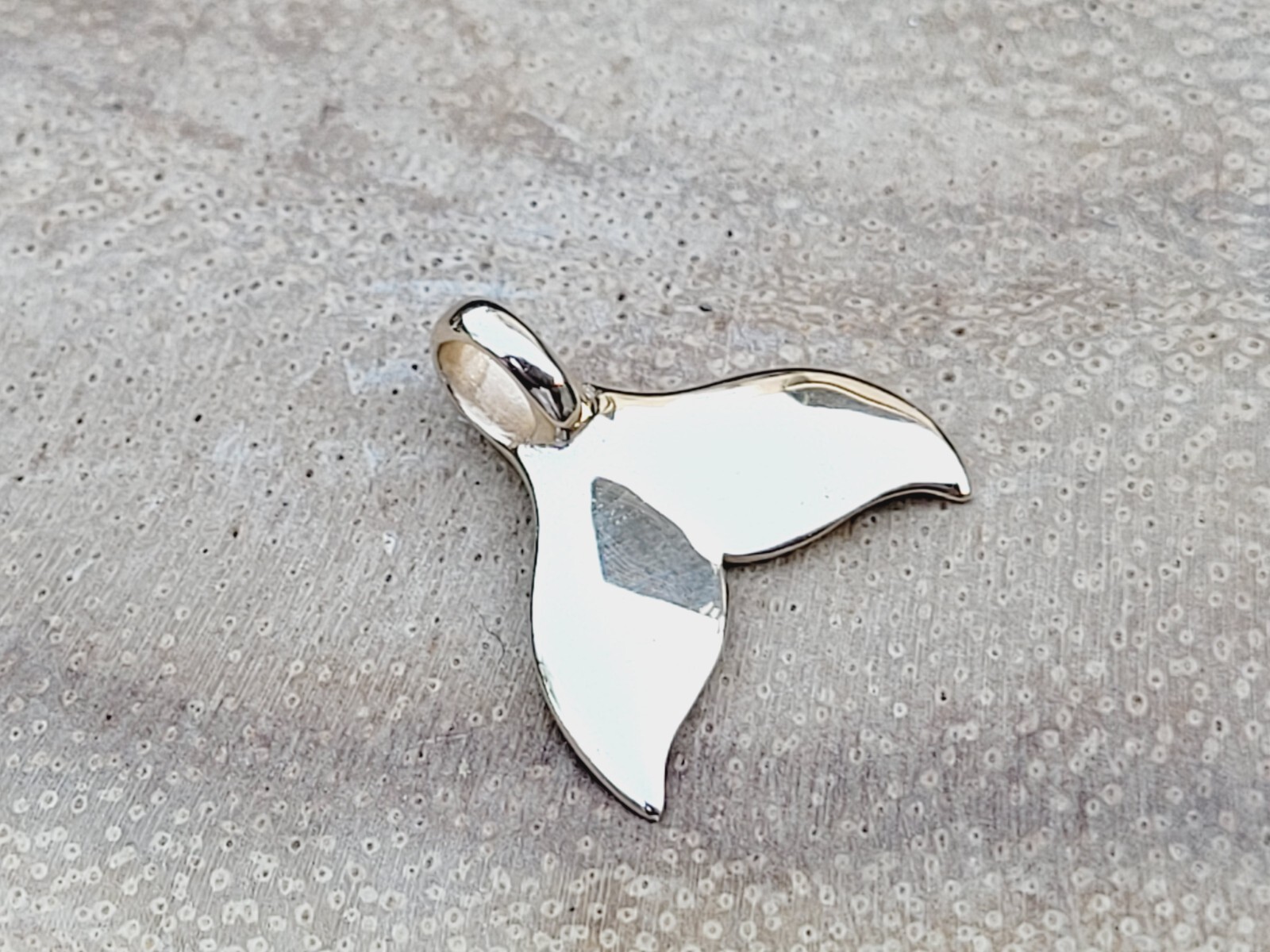 Bronze Whale Tail Pendant 15mm X 15mm Whale Tail Charm