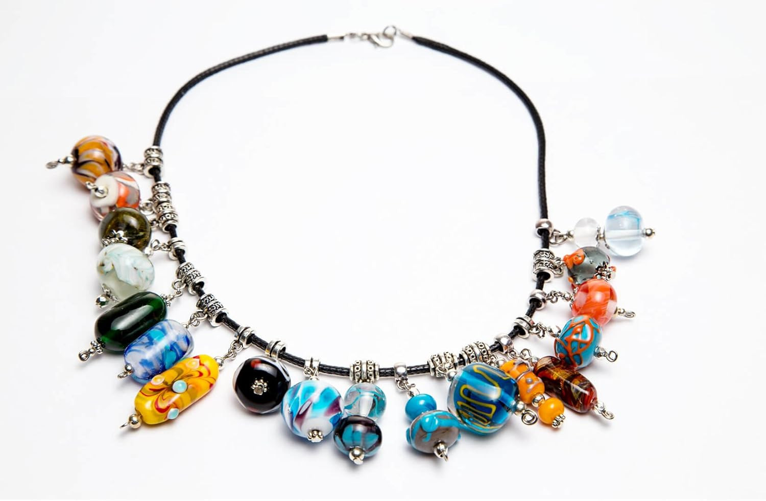 100Pcs Satin Silk Necklace Cord with Lobster Clasp and Extension Chain