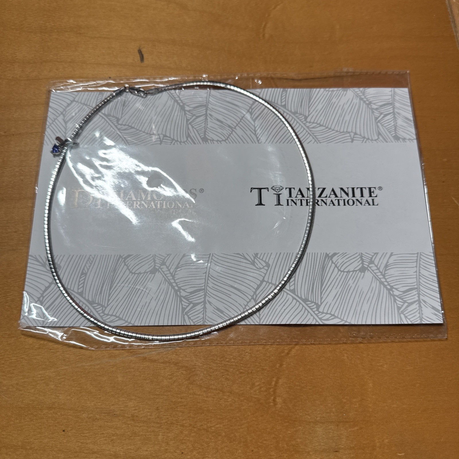 Diamonds International Tanzanite International Tanzanite Necklace New Unopened