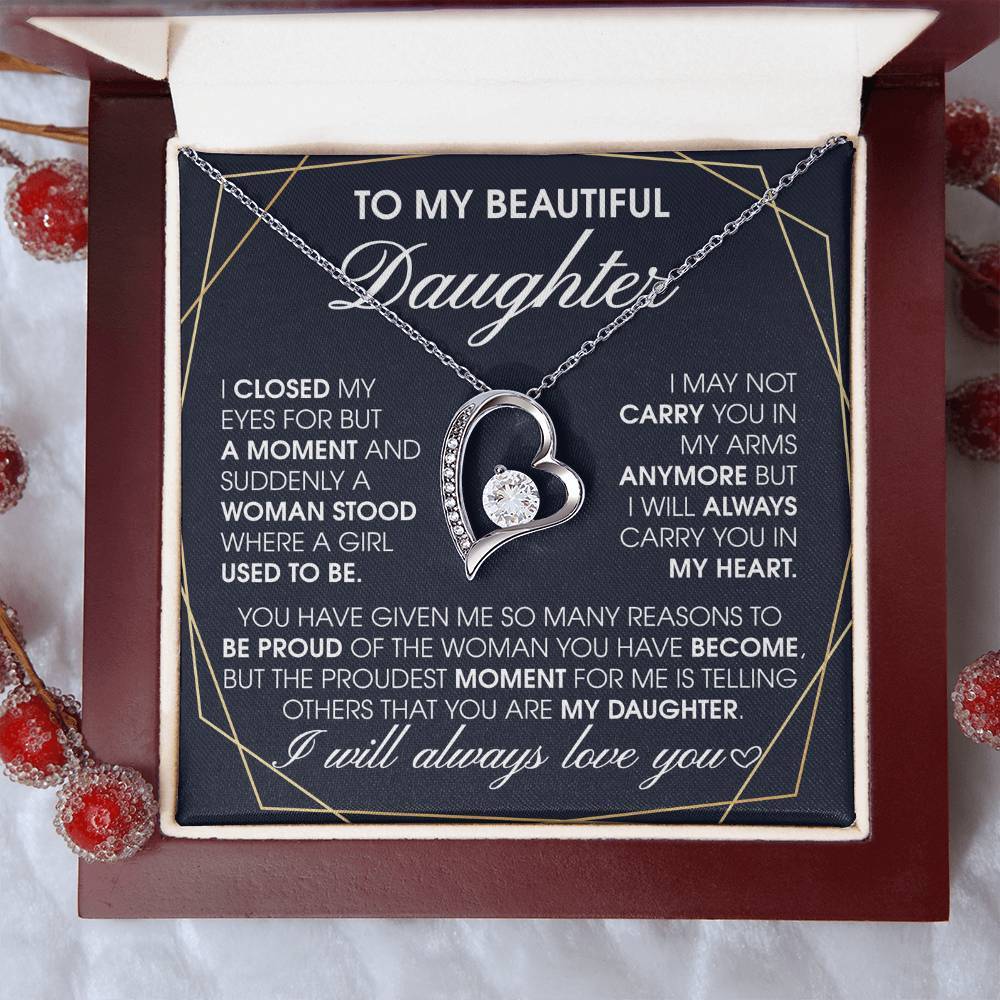 My Daughter, Daughter Necklace Jewelry, Gift For Daughter From Dad