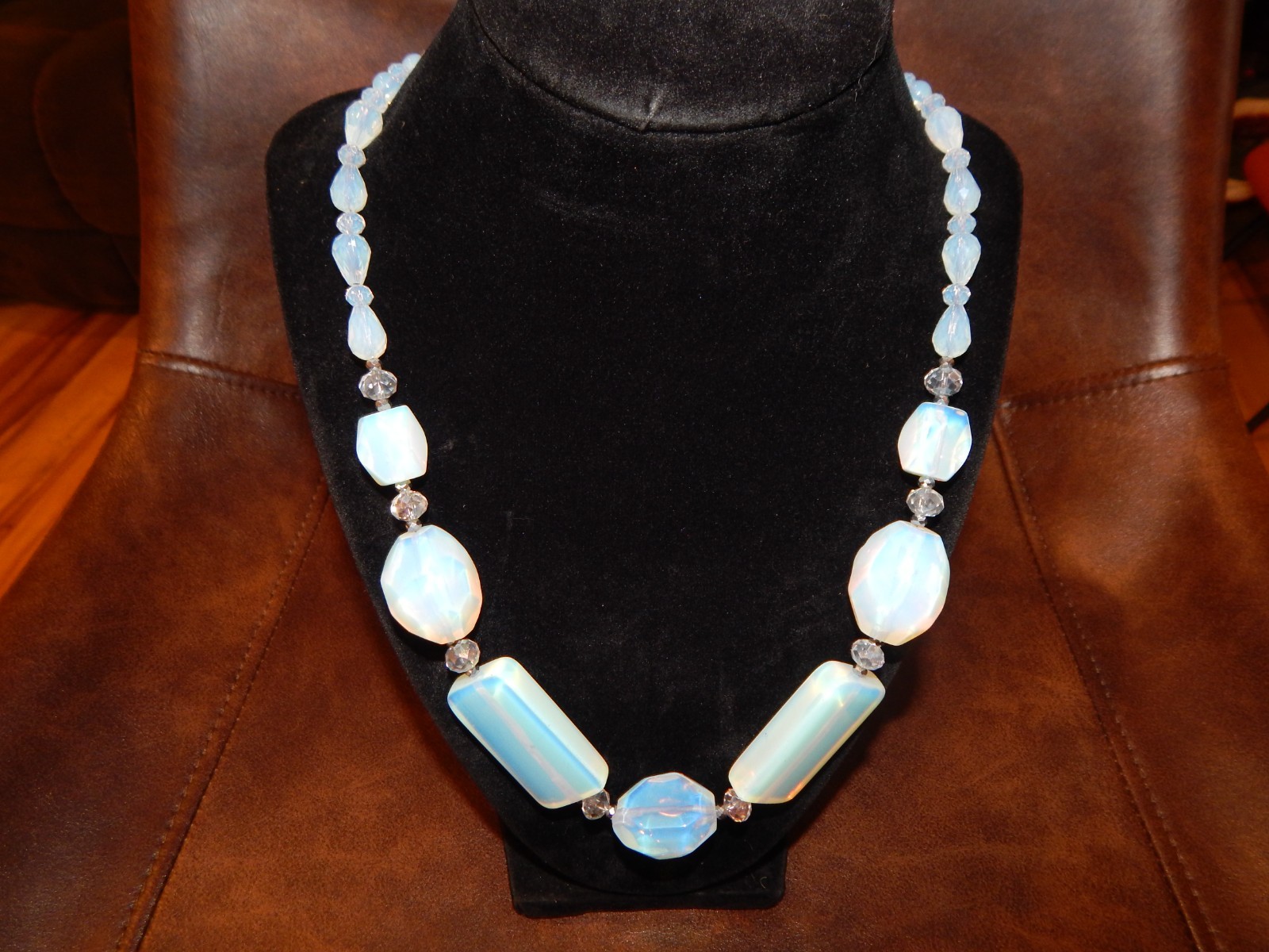 opalite necklace womans (H)