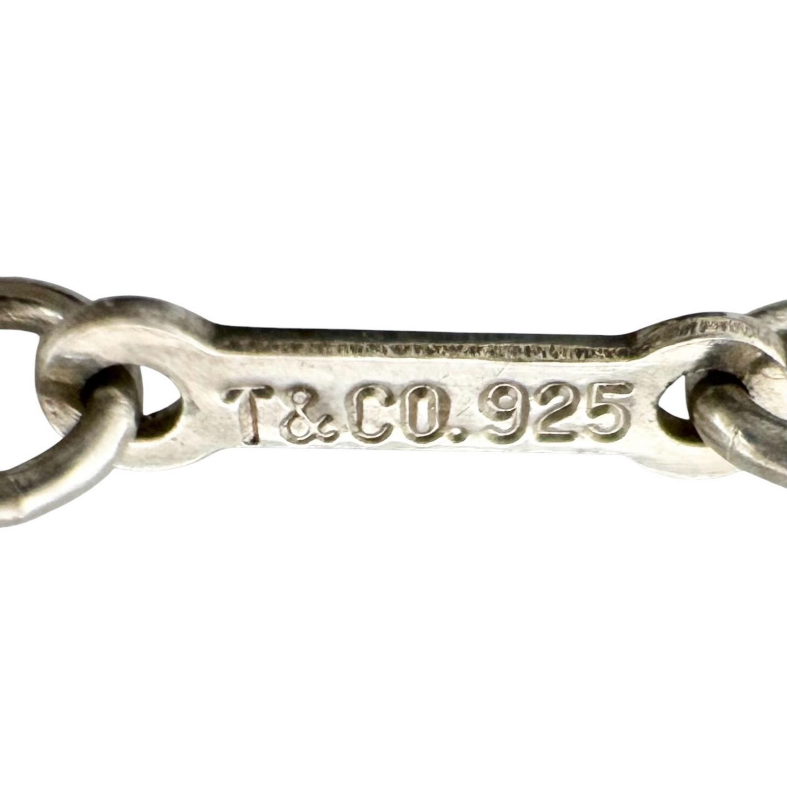 TIFFANY&Co. Elsa Peretti Double Loop Necklace Silver925 Women