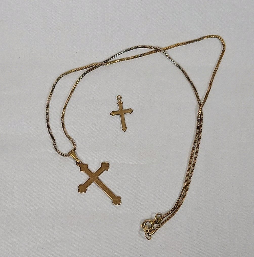 Catholic Medals 16x Lot Pendants Crosses Religious Saints Luke Joseph St Anthony