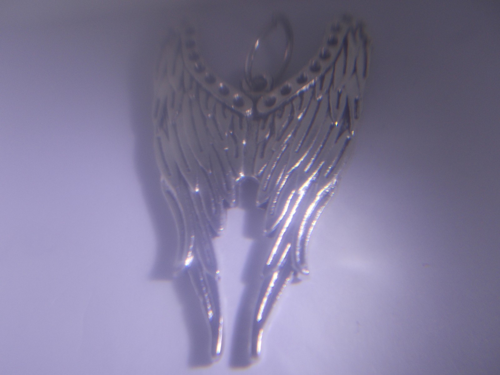 Silver Colored Angel Wings & 18″ Necklace FREE SHIPPING IN THE USA!