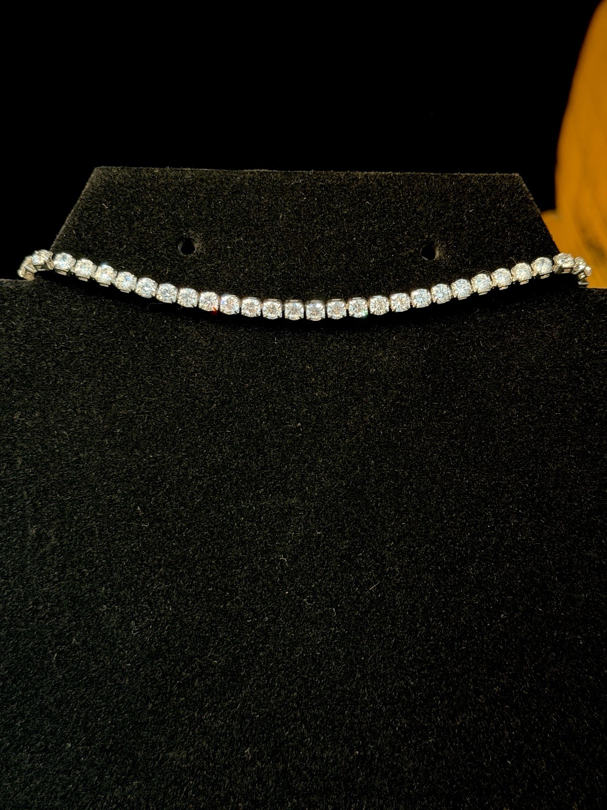 AAA CZ Tennis Bracelet 18K White Gold Filled Adjustable Sliding Clasp 6-10inches