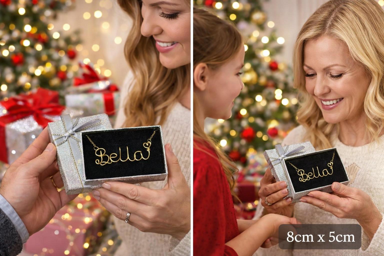 Personalized Name Necklace Gold Plated Stainless Steel Custom Jewelry