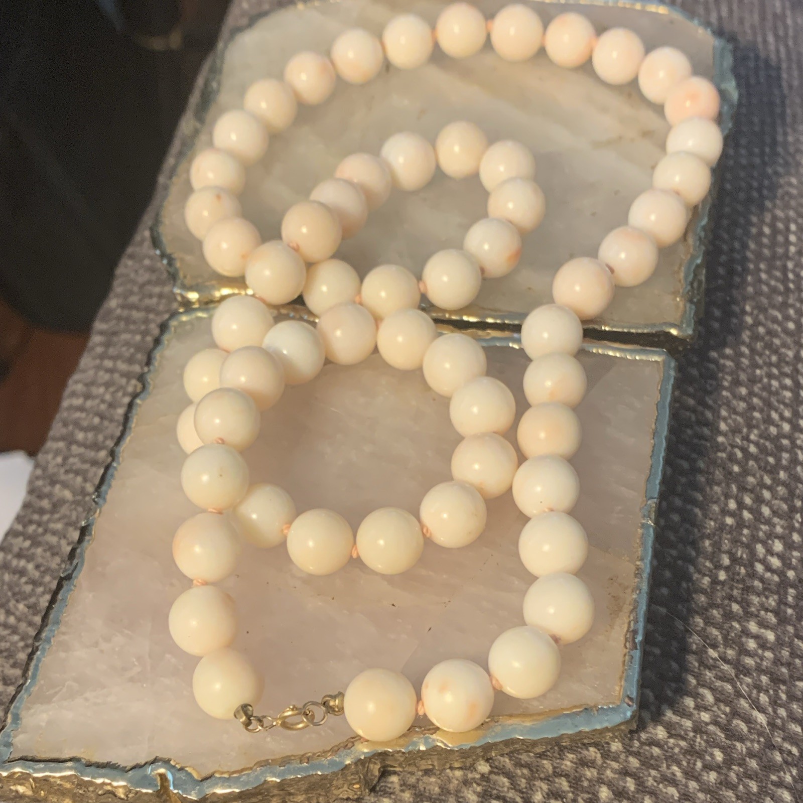 Orange blush Angel Skin Coral- Beaded Style. Excellent condition