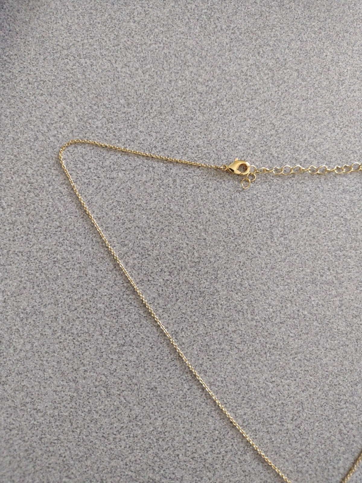 Electric Picks The One Necklace 14k Gold Plated 16″ with 6mm Crystal