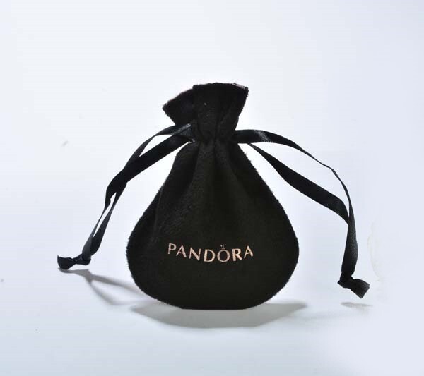 Authentic Pandora #396235CZ-45cm Pandora Circles Necklace with Clear CZ /POUCH