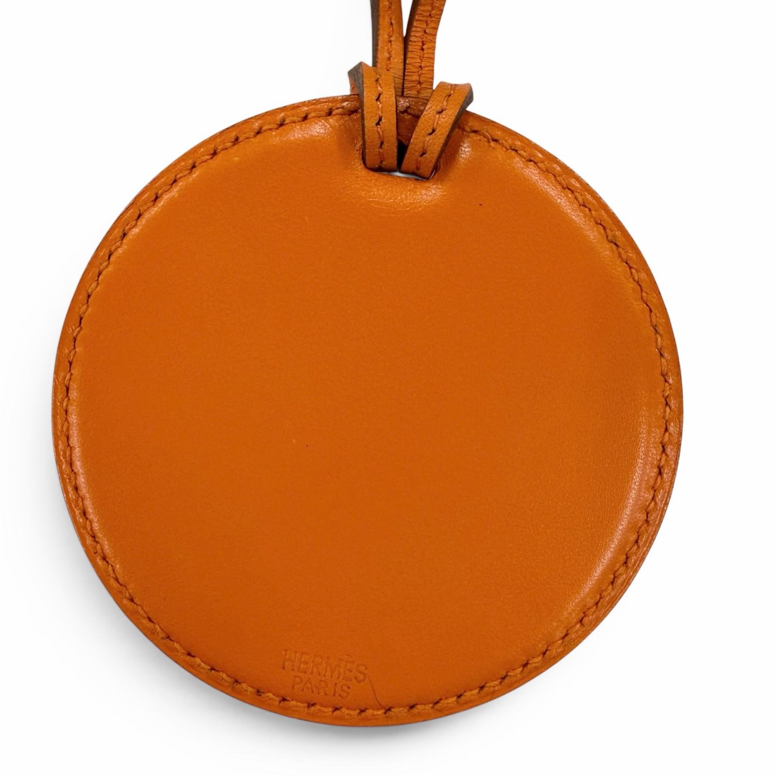 Hermès Vintage In the Pocket Loupe Necklace 7.5cm Pendant 40cm Chain