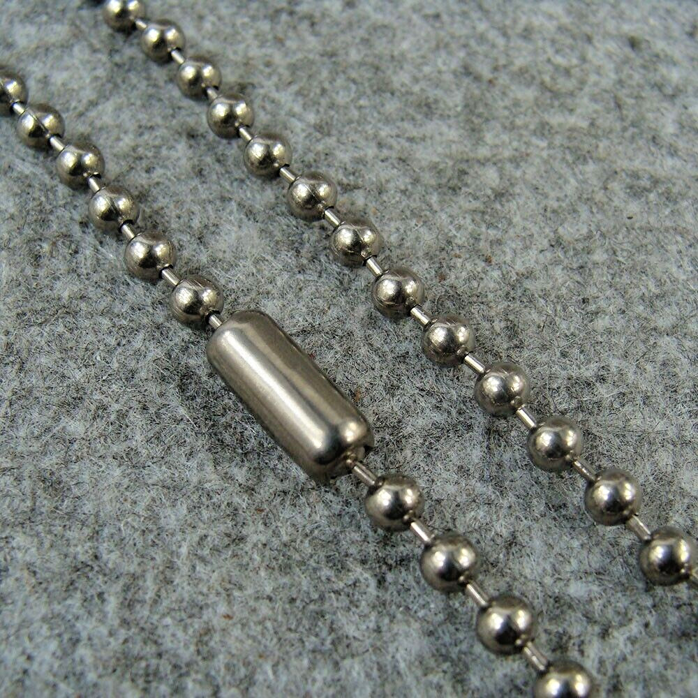 Pure Titanium Anti-allergy Necklace 4mm Ti Ball Chain Bead Chain Gift