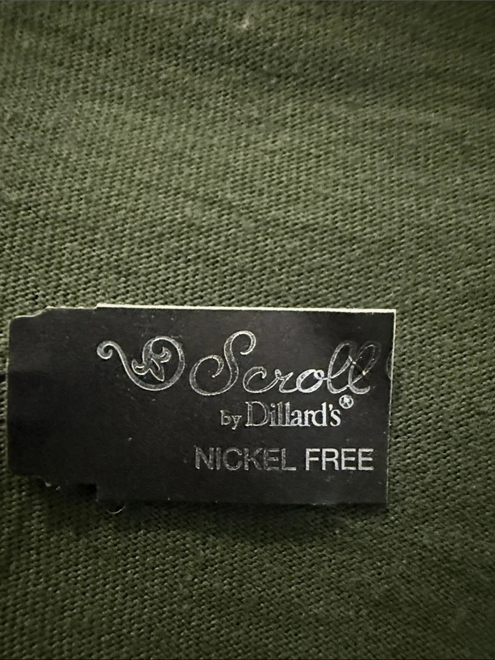 NWT Scroll by Dillard’s Filigree Butterfly Multi-Strand Cord Necklace