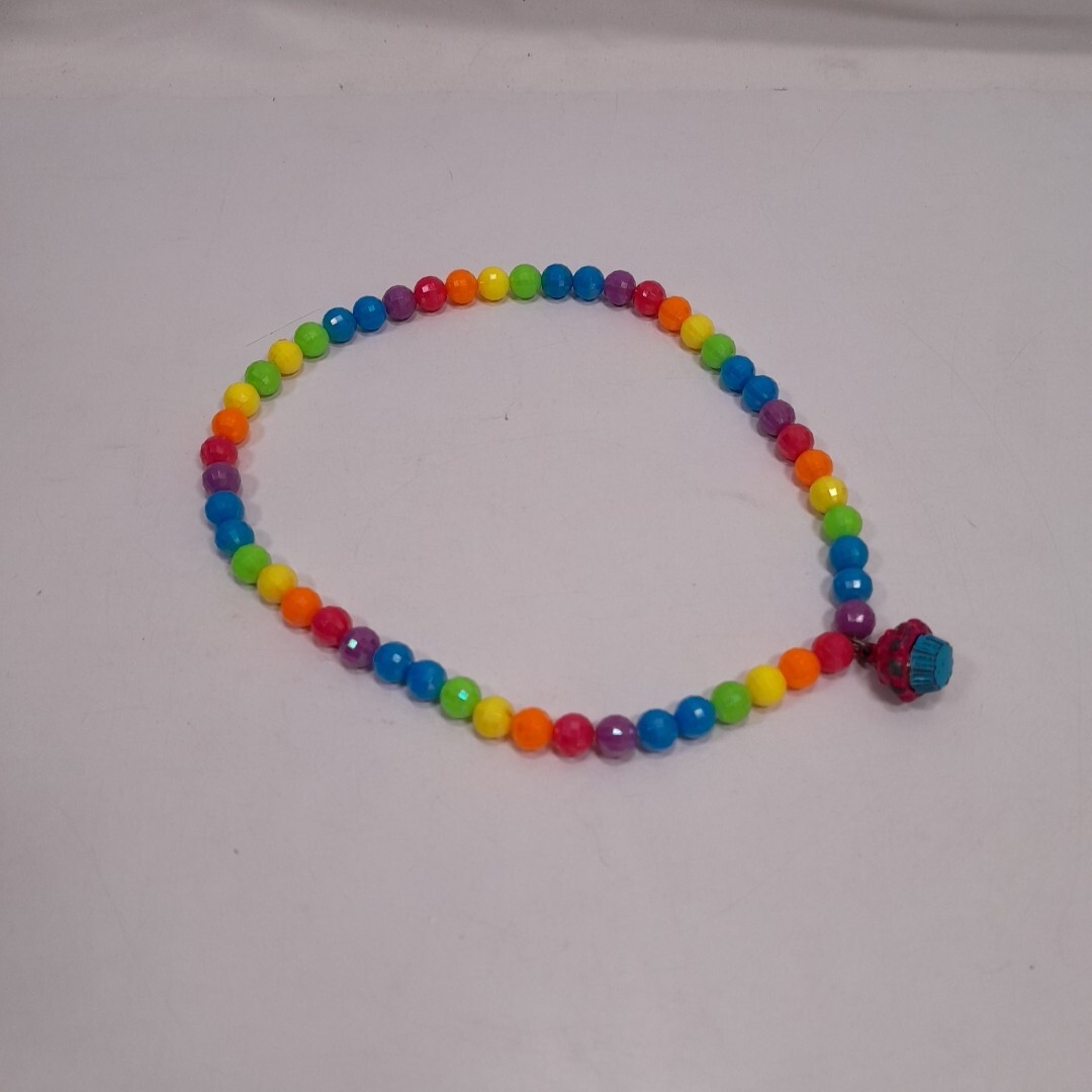 Beaded Necklace Braclete Cupcake Costume Jewlery Rainbow Cute Fun Adults Kids