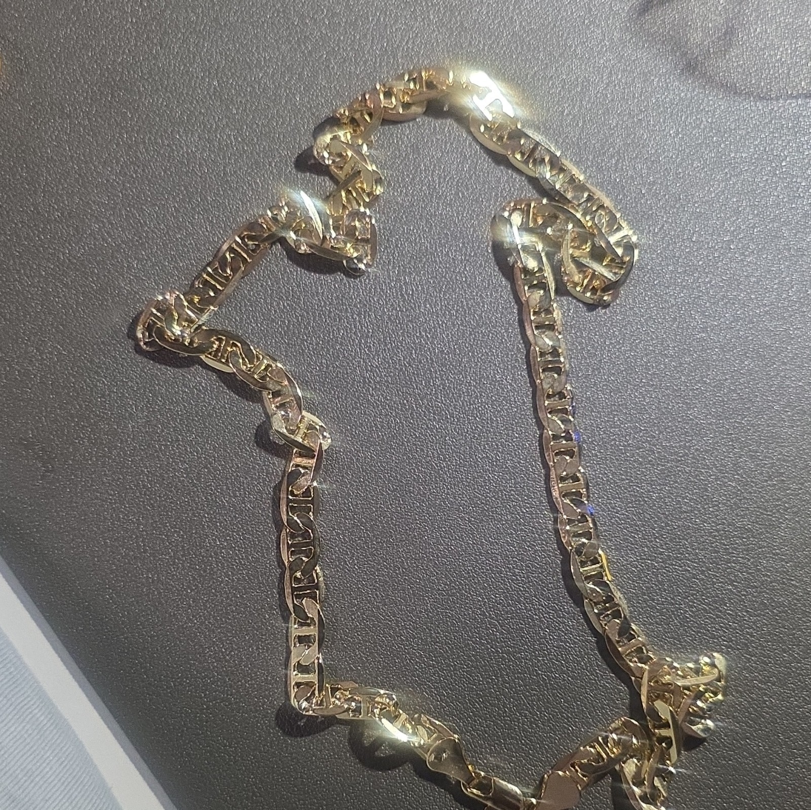 14k Gold Filled Chain Necklace, Lobster Clasp, 7.7mm