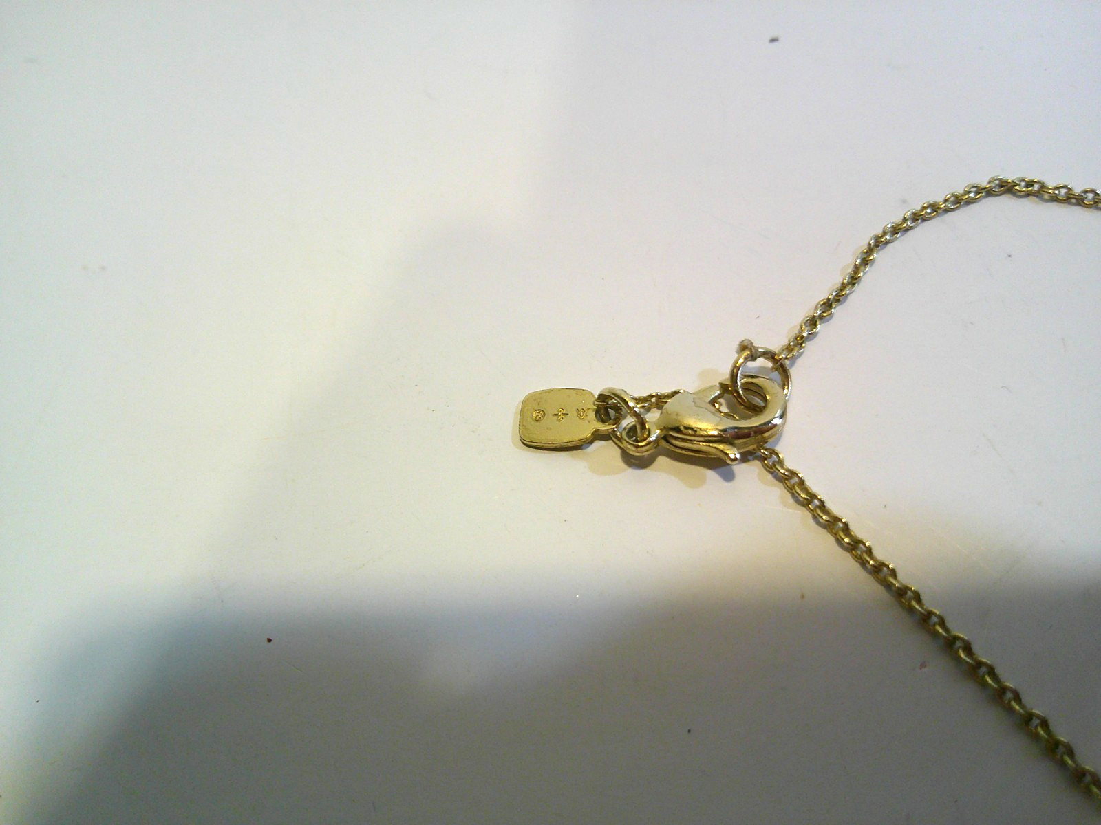 Alexix Bittar Lucite Necklace – 15in Blue & Goldtone