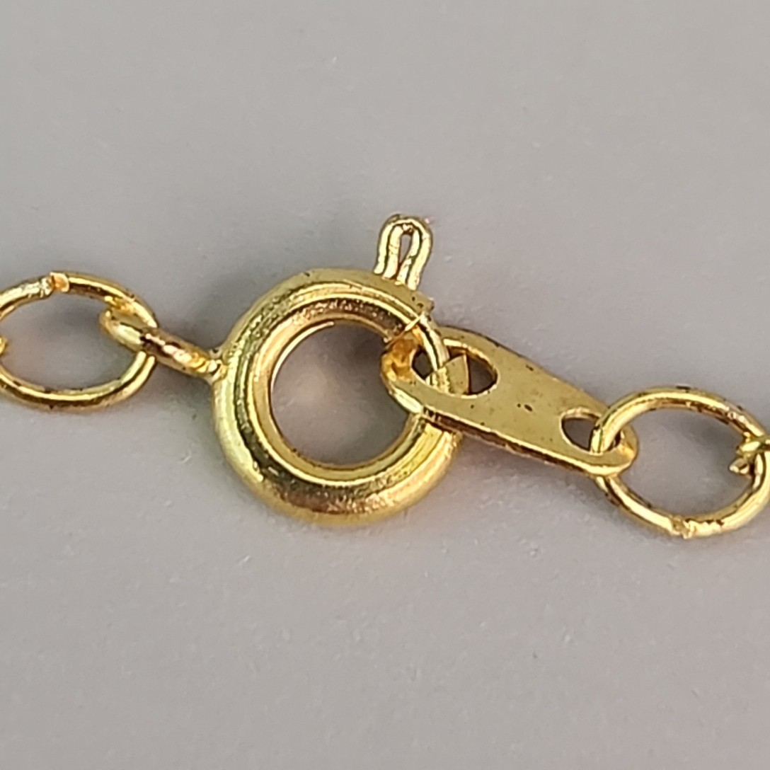 Firenza Baby Shoe Charm Necklace May Birthstone Clear Rhinestones Gold Tone 17mm